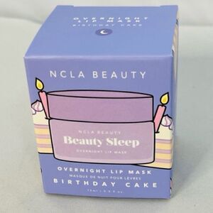 NCLA Birthday Cake Beauty Sleep Lip Mask NIB 15ml/.5oz New